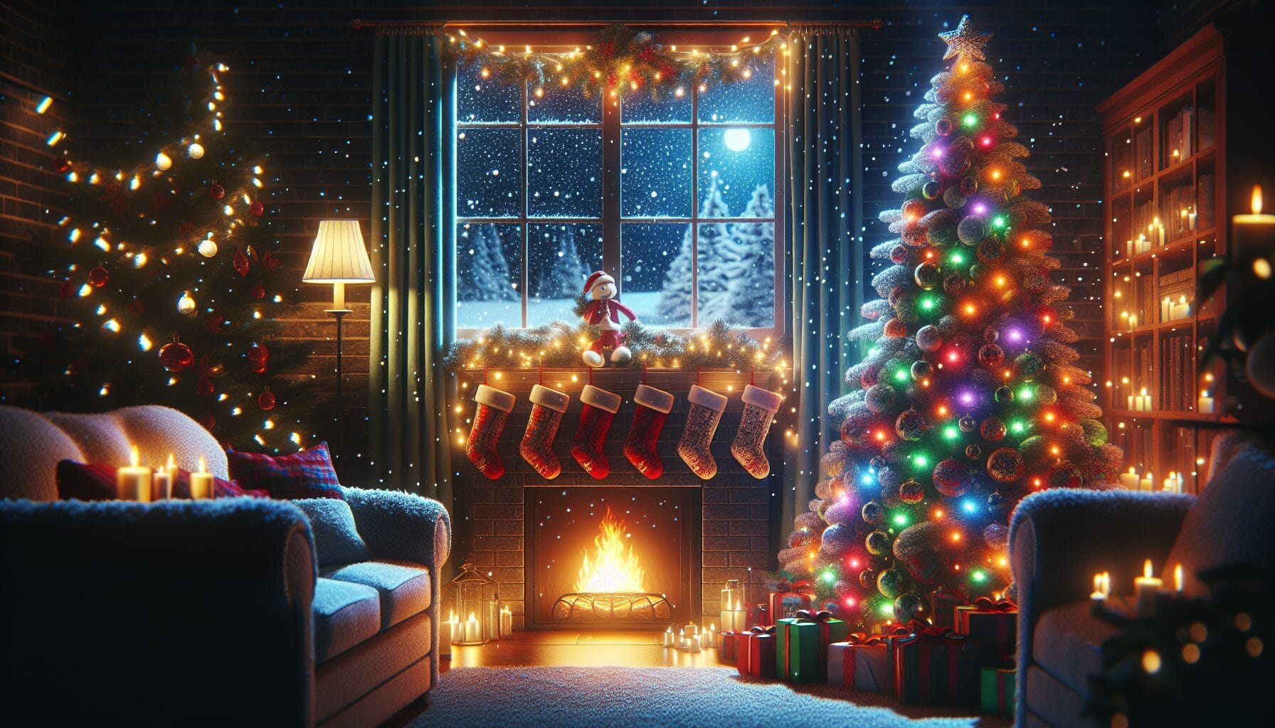 consumo de luces de navidad