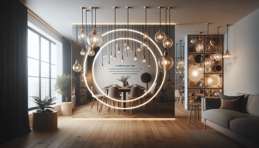 Cómo combinar luces LED con decoraciones minimalistas