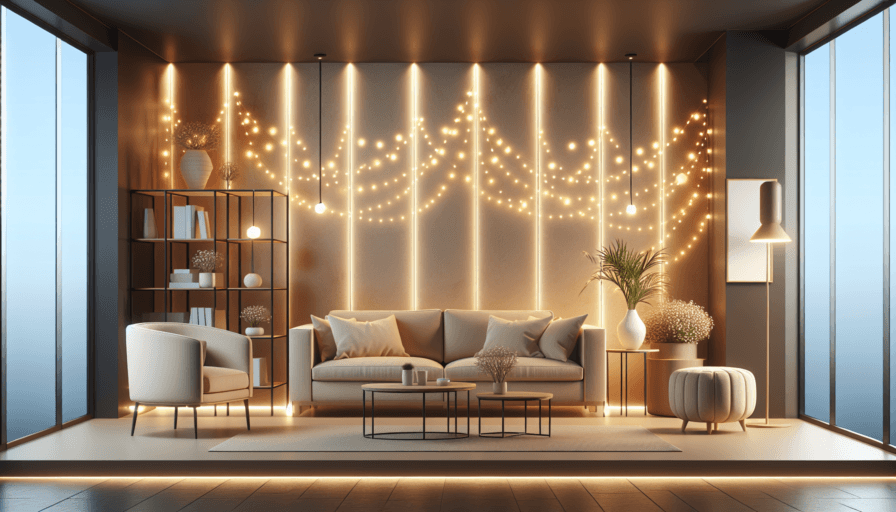 Luces LED decorativas para habitaciones modernas