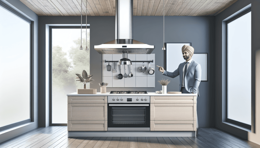 altura para extractor humos cocina