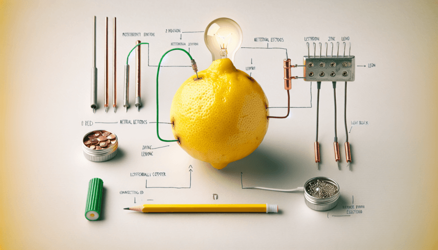 generar electricidad con un limon